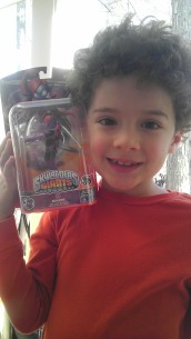 Tyler Receives Package from Skylanders for writing a book based on their game